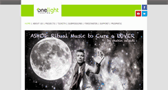Desktop Screenshot of onelighttheatre.com