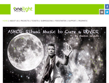 Tablet Screenshot of onelighttheatre.com